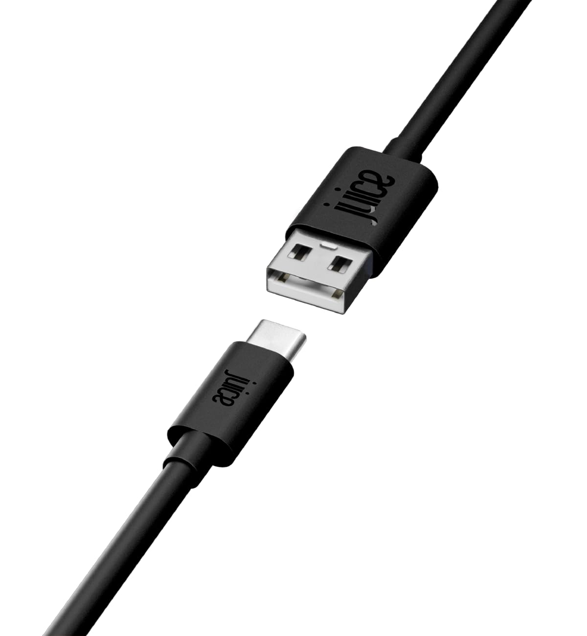 Juice USB Type C 1m Charger and Sync Cable for Samsung Galaxy S20, S10, S9, S8, S20 Plus, Huawei P30, P20, Google Pixel 6, Apple Ipad 2020, Pro 2020, Air 2020 - Black โ image 1