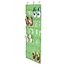 Honey-Can-Do 24-Pocket Non-Woven Over The Door Shoe Organizer, Lime Green