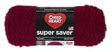 RED HEART Super Saver Yarn, Burgundy