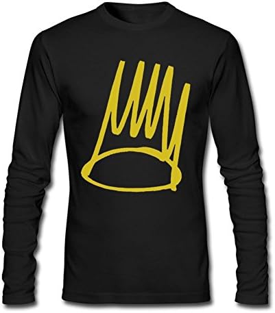 UNNIK Men's American Rock Singer J Cole Long Sleeve T-shirt Black M