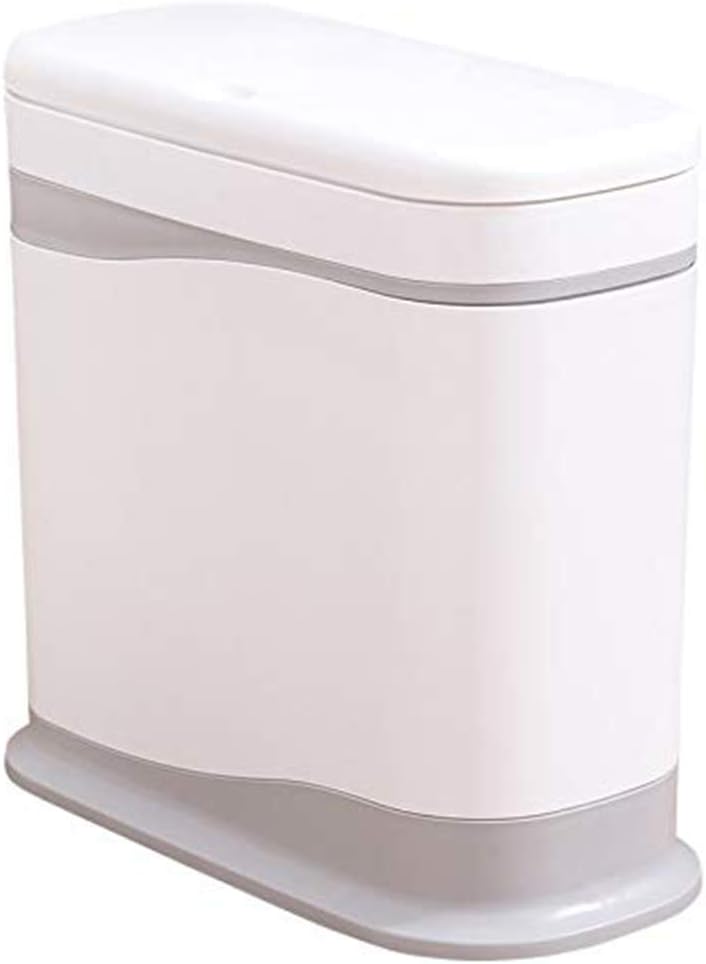 YONG Double Einbaueimer Abfallsammler für möbeltür, 12 Liter Anthrazit-grau, Double Barrel, Slim Design, geeignet für Badezimmer und Küche, Facile à nettoyer