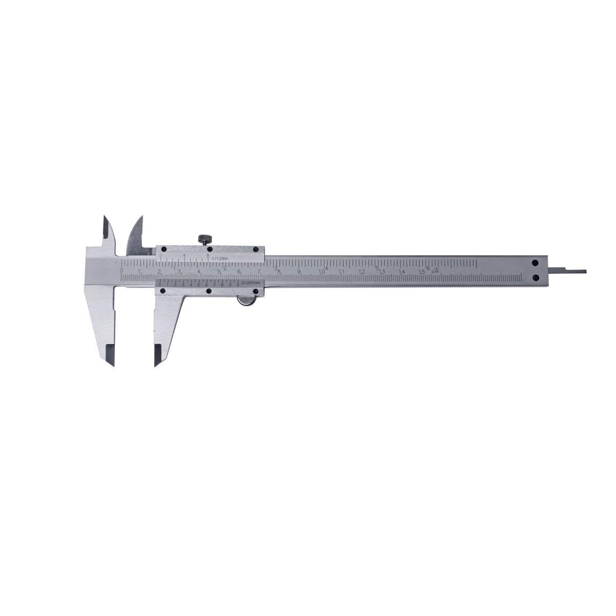 Bernstein Werkzeuge 7-516 Vernier Caliper Stainless Steel Sliding Gauge with Locking Screw 150 mm