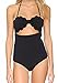 Women's Cut To It Shell Irregular Hem One Piece Padded Swimwear High Waist Swimsuit
