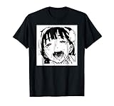 Ahegao T-Shirt Anime Funny Tee Hentai Cartoon Shirt