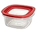 Rubbermaid Premier Easy Find Lids Food Storage Containers, 5 Cup, Racer Red
