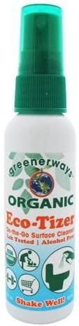Greenerways Organic Eco Tizer Counter Display - 2 Oz - Case Of 12