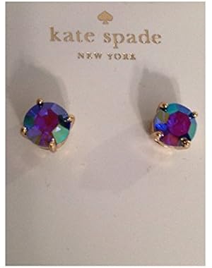 Designer Kate Spade New York NY Irridescent Blue Stud Pierced Earrings