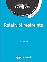Relativité restreinte