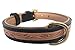Soft Touch Collars - Custom Handmade, Hand Tooled Medium Padded Leather Dog Collar , Black