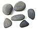 Black Rocks - Model # BT106 - 2 LBS of Painting Rocks ( About 5 to 7 rocks per set ) - Assorted Size and Shape Stones ( stones can range from 1.5 to 3.5 inches ) - product of Beach Treasures