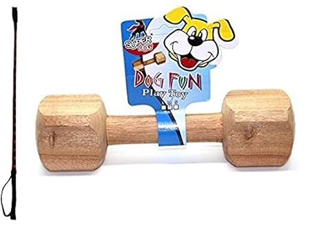 Foodie Puppies Dog Combo Training Kit - Training Hunter Stick + Training Dumbbell (Color May Vary)