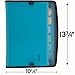 Five Star Expanding File, 7-Pocket Expandable Filing Folder, Zipper Closure, Customizable, Tabbed, Tabs, Teal (72506)