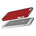 iPhone 5S Case, Totallee The Slim Executive, Hard Shell with Comfort Coating for Extra Grip – Sleek Protective Snap On Cover for iPhone 5 / 5S / SE (Red)