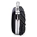 Chichitop Womens Luxury Special Crystals Beaded Pearl Evening Clutch Bag,Black