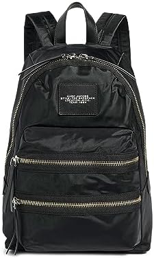 Amazon.com | Marc Jacobs The Biker Nylon Large Backpack Dark