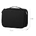 BUBM Travel Electronic Organizer, Double Layer Gadget Storage Bag for Cables, Cord, USB Flash Drive, Power Bank and More-a Sleeve Pouch
