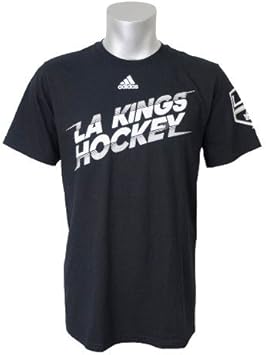 Amazon Adidas アディダス ロサンゼルス キングス ロゴ Tシャツ ブラック S Adidas アディダス ユニフォーム