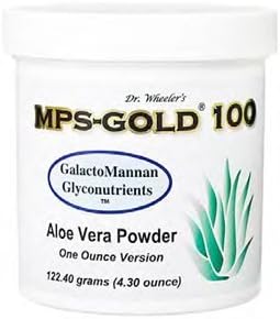 MPS-GOLD 100 Glyconutrient and Aloe Vera Supplement Loose Powder (122.40 grams) by Health Breakthroughs International