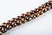 Femitu 8mm Round Gemstone Tiger Eye Stone Beads 2 Strand 15