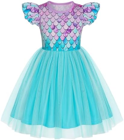 janie and jack mermaid dress Girl White Mermaid Print Disney The Little Mermaid Bow Strap Dress by Janie and Jack