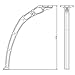 Foxnovo Universal Tall Landing Gear Skid for DJI F450 F550 Sk480 Multirotor Quadcopter