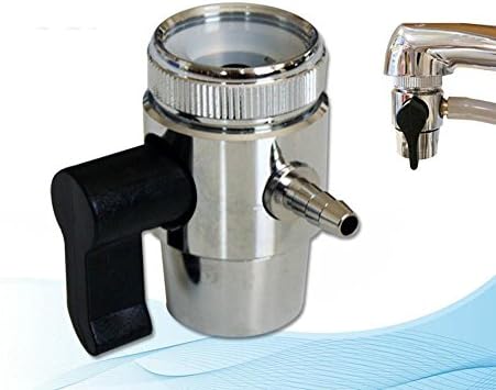Plumbing &amp; Fixtures Lead Free Faucet Adapter Diverter Valve RO Water Filter System for 1/4" tubing