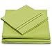 Cosy House Collection Everyday 1500 Series Bed Sheet Set - Ultra Soft & Cool Hotel Bedding - Deep Pocket - Wrinkle, Stain and Fade Resistant - 4 Piece Set (Cal King, Lime Green)