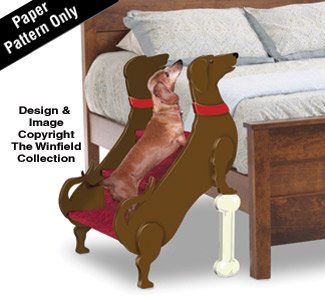 Woodworking Pattern for a Dachshund Stairs