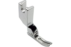 DREAMSTITCH 40322SH High Shank Zipper Presser Foot Split Hinged Fits for Singer, Juki Sewing Machine