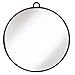 Salon Supply Co Large Hand Mirror With Handle - 11.8” x 10.86” - Perfect for Hair Salons and Barber Shops, Cosmetologists and Home Use