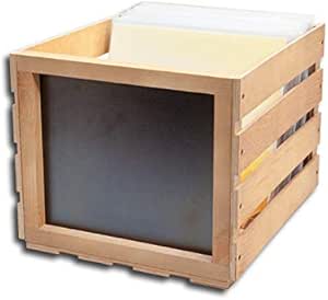 Caja de madera con pizarra brillante: Amazon.es: Instrumentos musicales