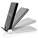 iDOO Wireless Charger 3-Coils Qi Wireless Charging Pad Stand for iPhone X, 8/8 Plus, Samsung Galaxy S9 S9 Plus and All Qi-Enabled Smartphones [Foldable] - Black