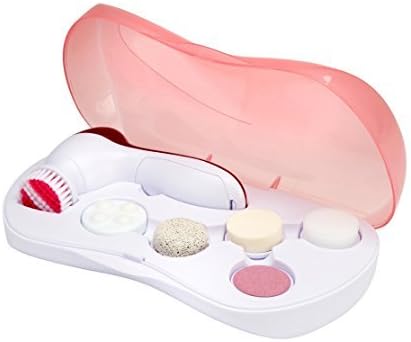 Electric 7 Piece Facial Brush Cleaner Set ~ Storage Case
