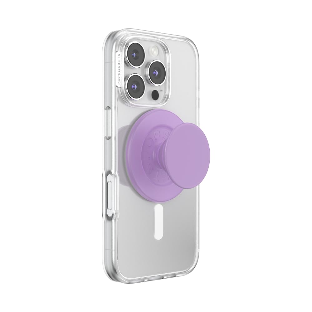 PopSockets Phone Grip for MagSafe, Magnetic Holder, Phone Stand, Purple - Wisteria