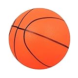 Mini Basketball Soft Basketball Bouncy Basketball Indoor/Outdoor Sports Ball Kids Toy Gift - Orange