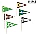 Football Game Flag Picks 2019 - Cupcake Toppers Decorations Cocktail Sticks Toothpick Party Supplies