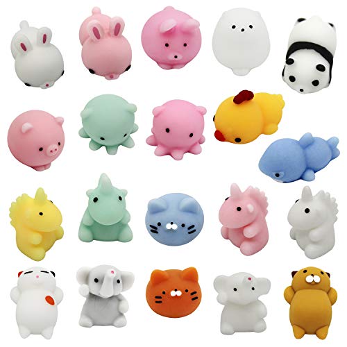 Mochi Squishies [EXTRA Squishy] Stress Relief Toy Smooshy Mushy Mini Animals. Japanese Kawaii Pack: Cats, Seals, Unicorns, Elephants, Bunnies and More [SIZE: SMALL] Random Fun For Girls and Boys - Thumbnail 7