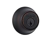 Kwikset 660 Single Cylinder Deadbolt featuring SmartKey Security in Venetian Bronze