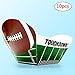 Football Super Bowl Party Paper Bowl - The large Capacity for Tailgate Parties, Super Bowl, Birthday Party Family Dinner and Sports Event (10 Pack)