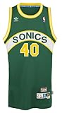 Shawn Kemp Seattle Supersonics Adidas NBA Throwback Swingman Jersey - Green
