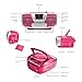 Riptunes CD Player Portable Boombox – Portable Radio AM/FM, Bluetooth Boombox, with Aux-in, Programmable Player, Pink CDB232BTthumb 1