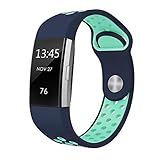 Swees Fitbit Charge 2 Bands Sport Silicone Small & Large (5.7