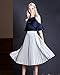 JET-BOND Women Chiffon Halter Tops Ruffle Cami Shirts FS42 Cold Shoulder Swing Camisoles Blouse (M, Navy)