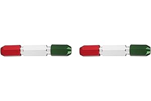 2PCS Aluminum Alloy Double End Pin Gage Handle Go No Go Plug Gage Handle 0.3‑16mm