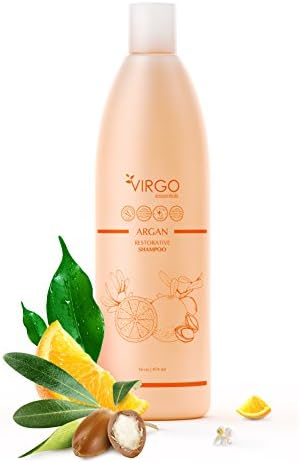ARGAN RESTORATIVE Shampoo, 16 oz. - With Argan, with Essential Oils - 100% Safe for Color Treated Hair - For Men, Women, and Teens - All Hair Types