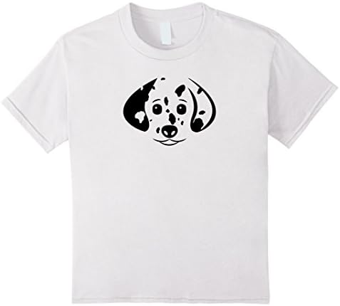 Kids Dalmation Costume T Shirt 8 White