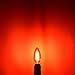 Luxrite CTC 4W Edison Red Color LED Bulb, Equivalent to 40W Incandesent Bulb, Vintage Filament Bulb, 350 Lumens, E12 Candelabra Base, UL Listed, 15,000 Hours Life, Decorative Bulb, 1-Piece