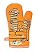 Blue Q Oven Mitt, Horny For Food, super-insulated quilting, natural-fitting shape, 100% cotton