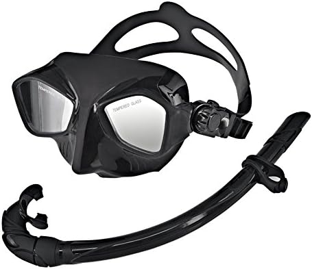 Mylivell Scuba Diving Mask Snorkel Set with Clear Seaview Anti-fog Lens