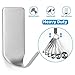 KAERSI Small Adhesive Stainless Steel Hooks for Hanging Hats, Caps and Keys - 20 Pack, Holds up to 2 lbs Perfect for Wall-Mounted Baseball Caps and Measuring Cup Storage